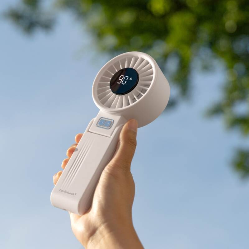 Quạt cầm tay gấp gọn LocknLock Foldable handheld fan 2 M&agrave;u - ENF326 image number null
